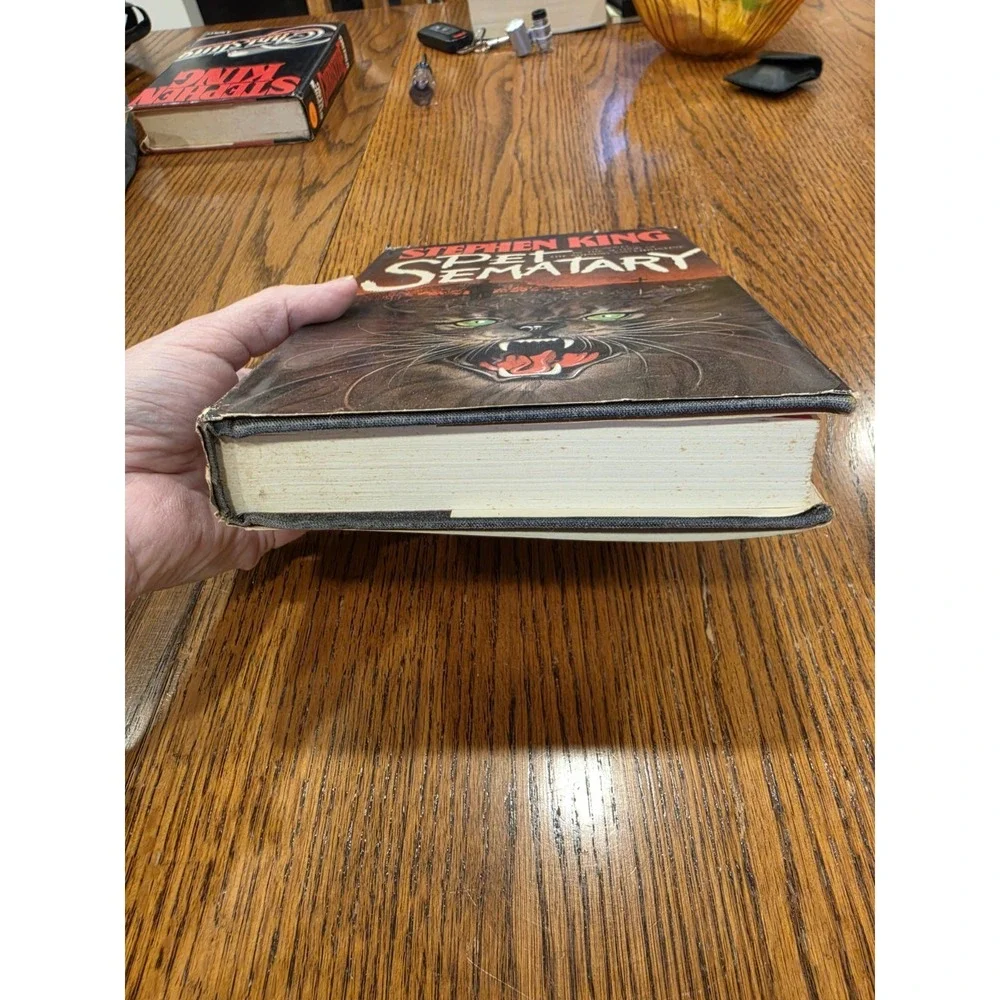 Pet Sematary Stephen King True 1st HC DJ 